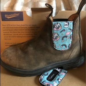 Kids Brown Blundstone Boots